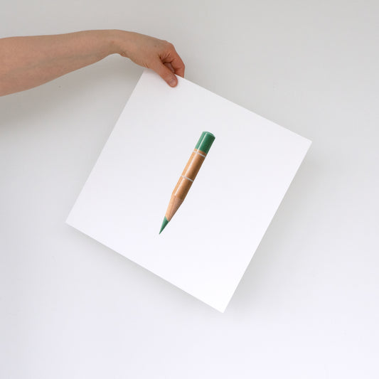 Cobalt Green Colored Pencil Print