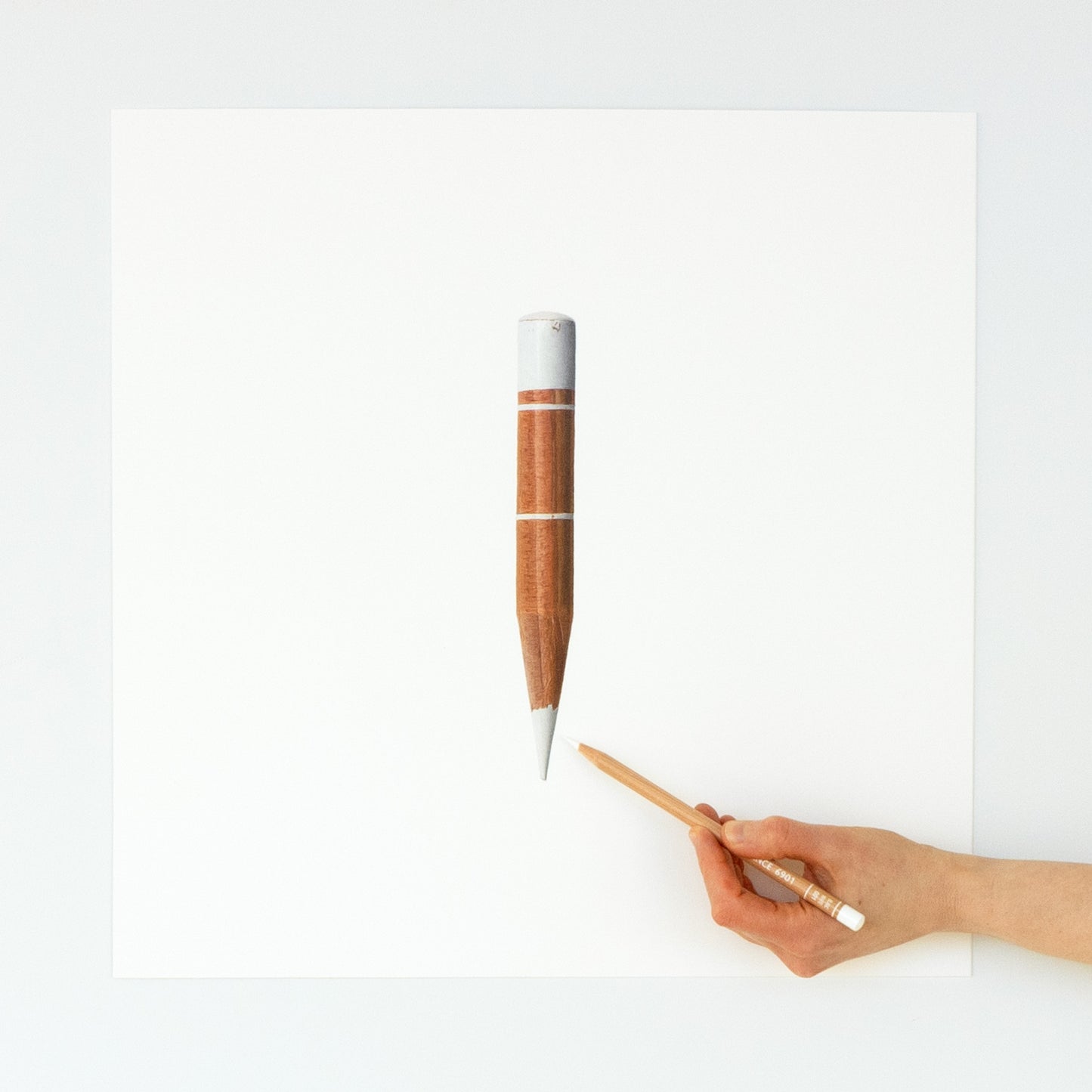 White Colored Pencil