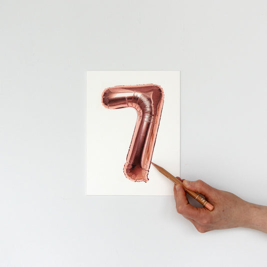 Seven Balloon Drawing